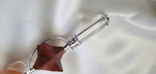 Load image into Gallery viewer, 7 CHAKRA SPINNING MERKABA HEALING CHRYSTAL WAND.